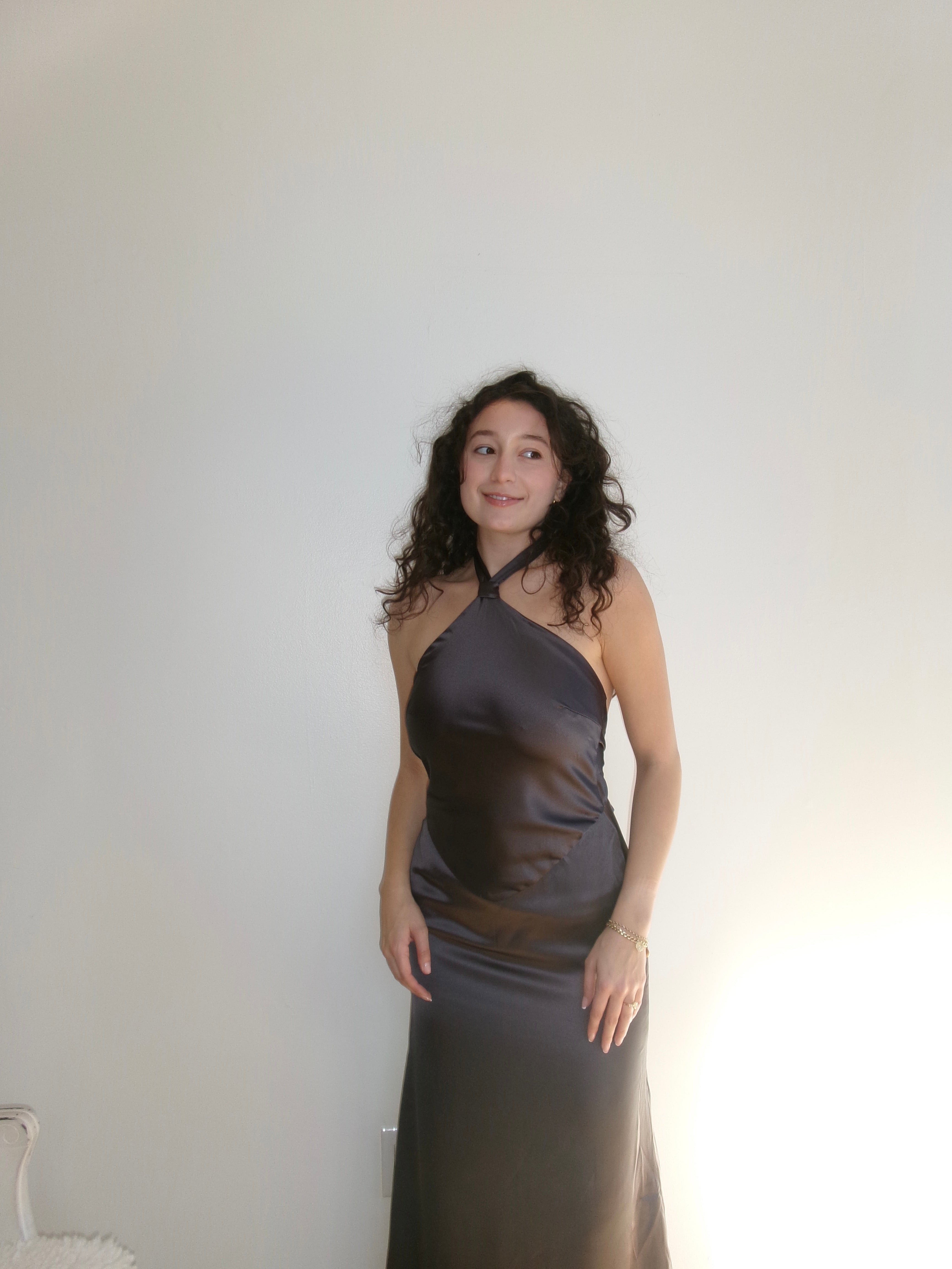 Nicky Dress in Charcoal