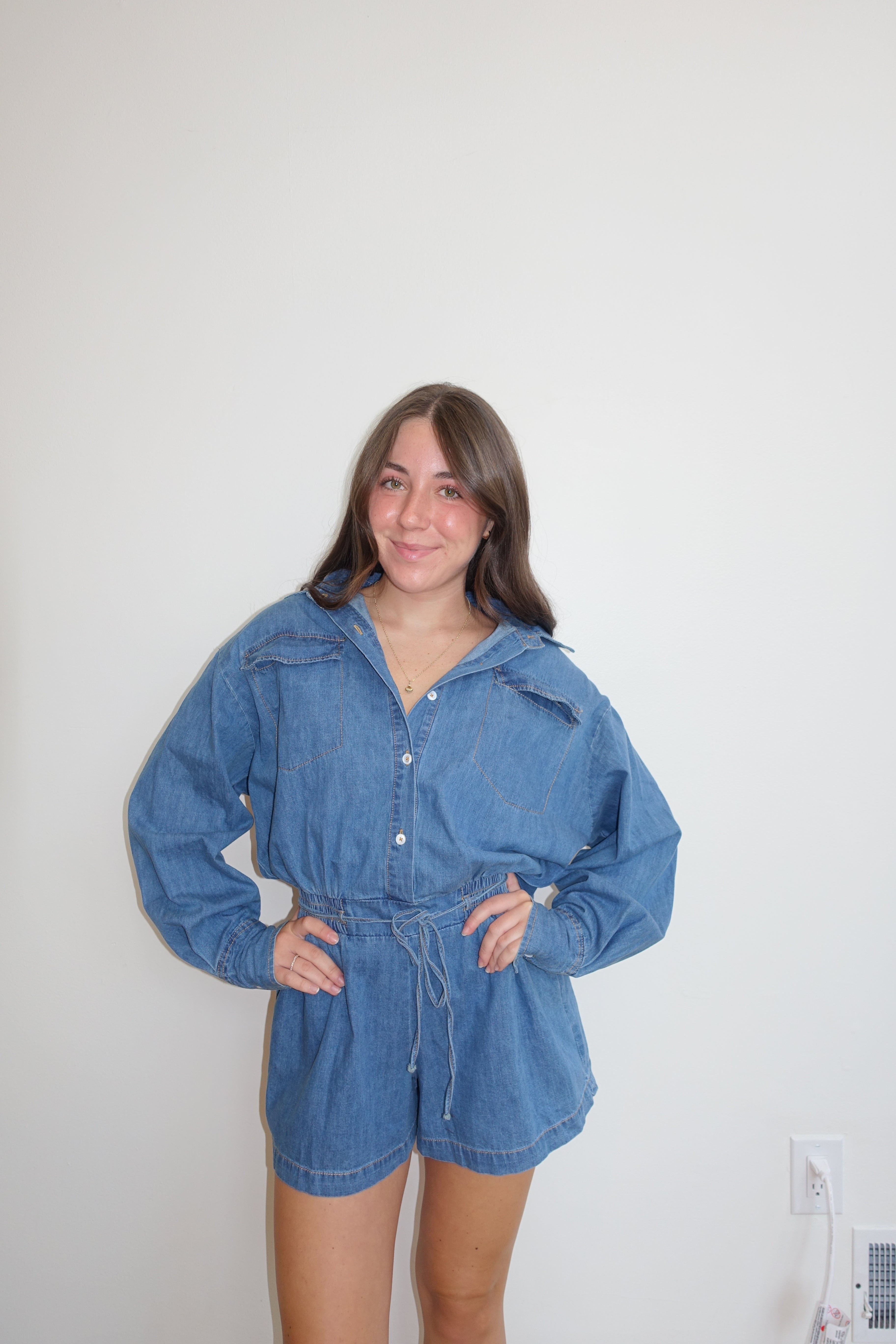 Ralph Denim Romper