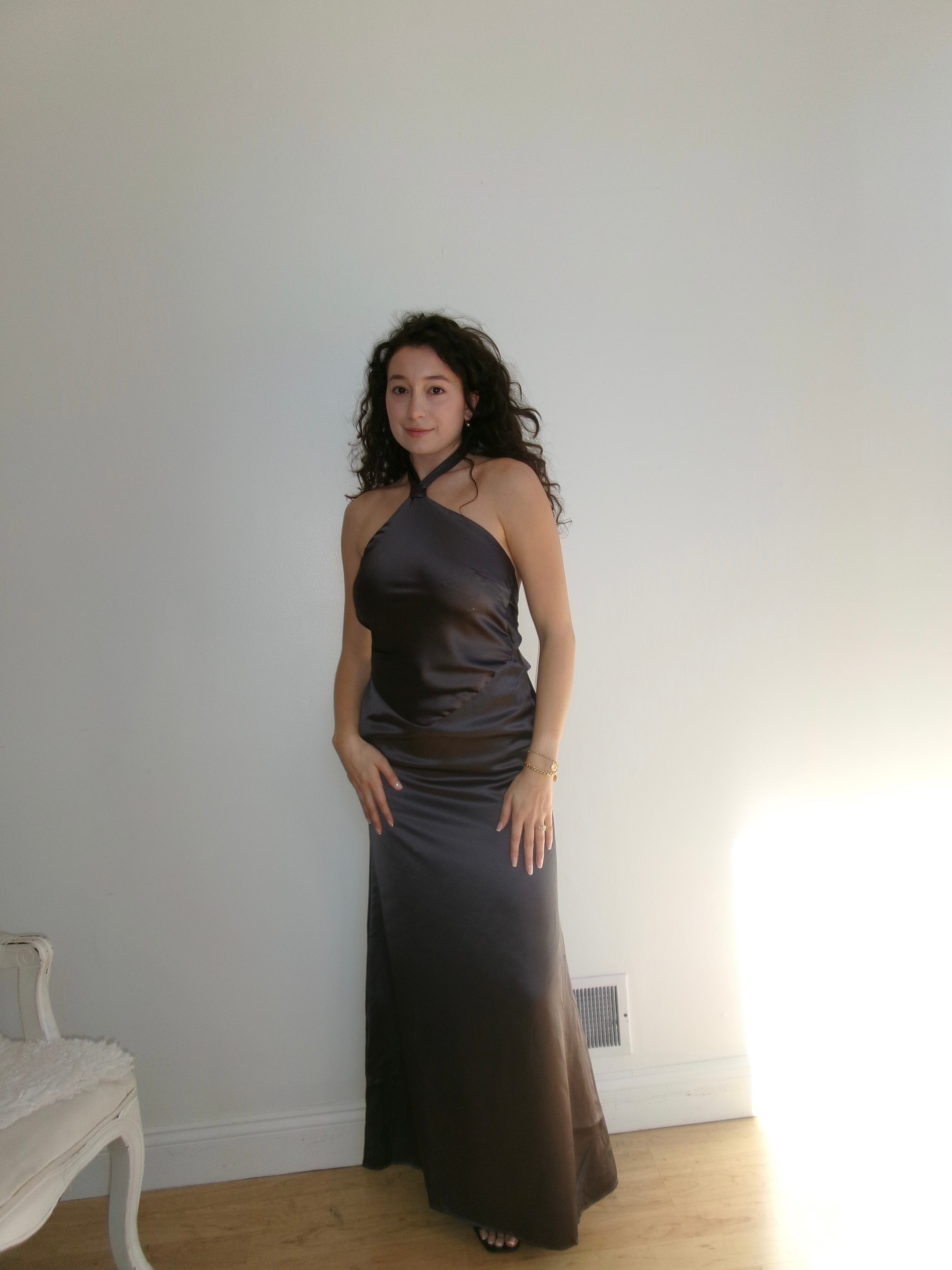 Nicky Dress in Charcoal