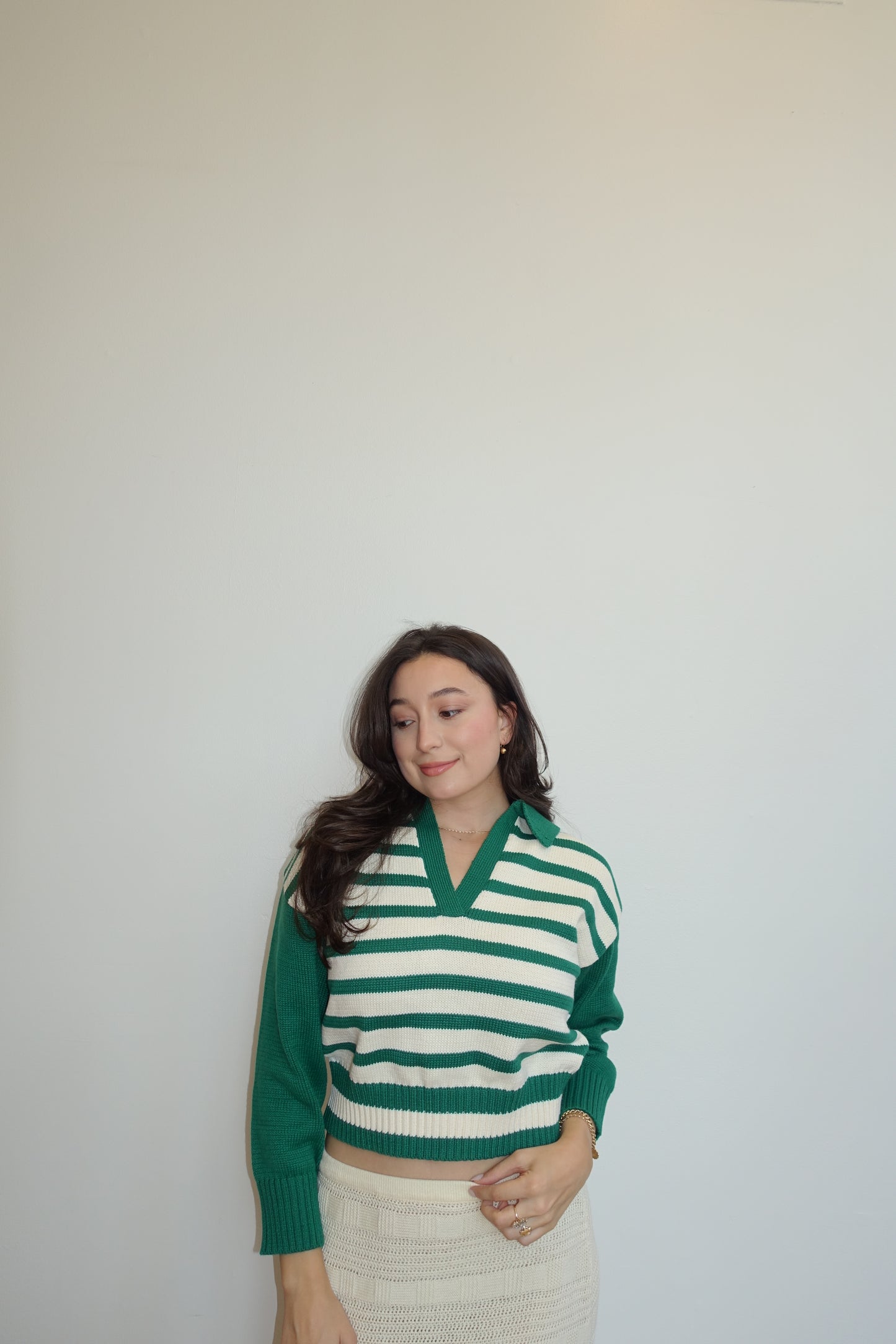 College Sweater in Green