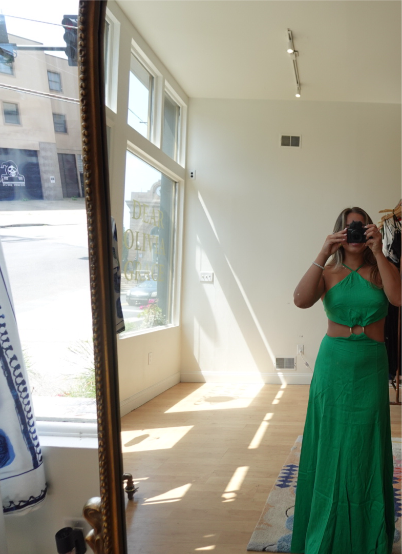 CAMILA MAXI DRESS in GREEN