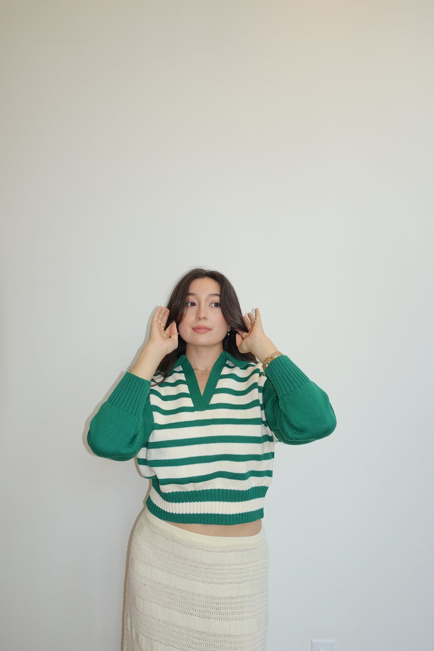 College Sweater in Green