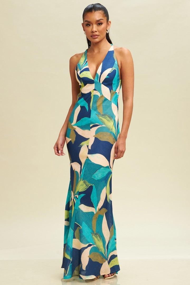 Daniela Abstract Maxi Dress