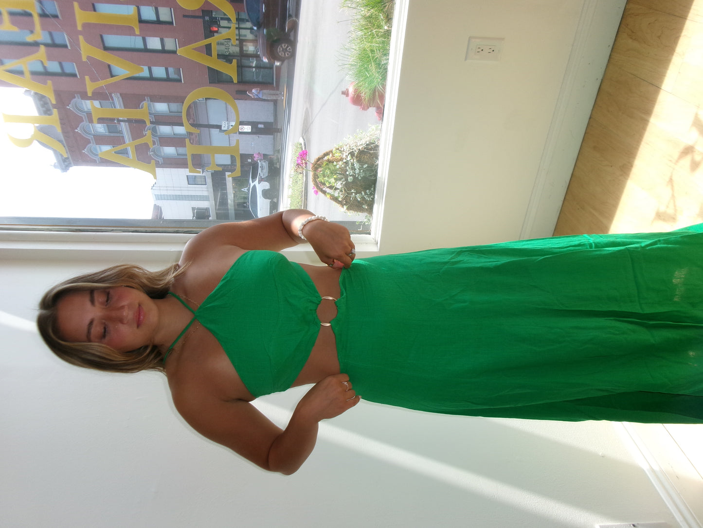 CAMILA MAXI DRESS in GREEN