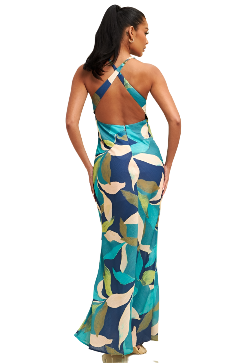 Daniela Abstract Maxi Dress