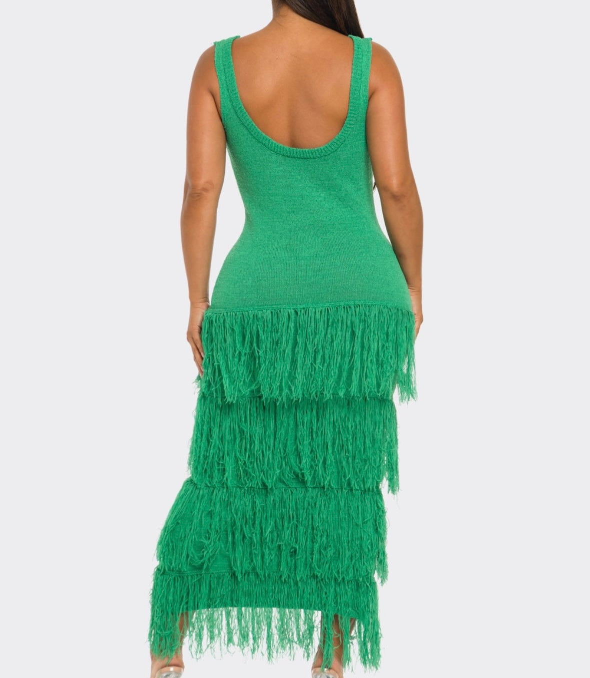 Delaney Knit Maxi in Green