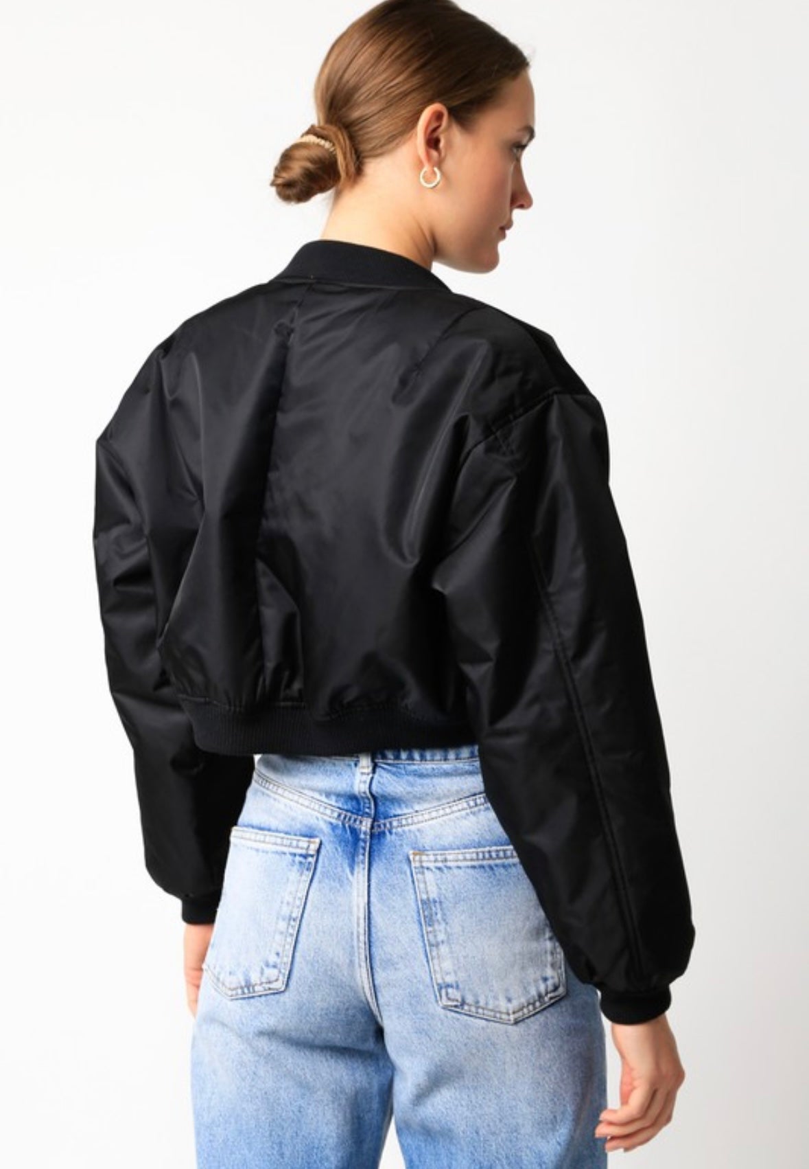 Kate Bomber Jacket in Black