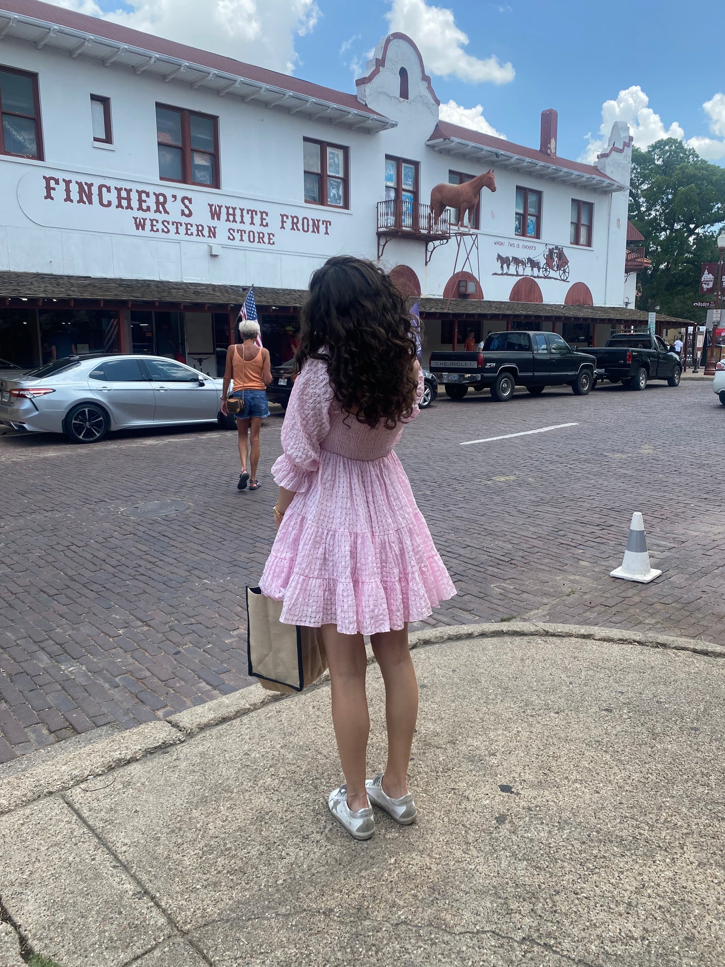 Pink Gingham Dress